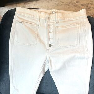 POLO Ralph Lauren skinny ankle Jean in White